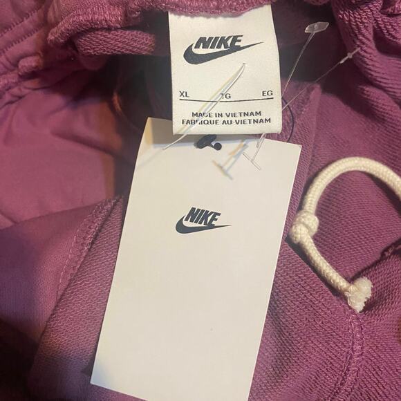 Nike Bordeaux Purple Flower Jogger Sweatpants Size XL - Picture 8 of 8